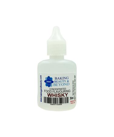 Baking Beauty and Beyond Concentrated Food Flavouring Oil - Dozen of Professional Quality Food Grade Flavouring Oil for Candy Making Baking Cooking Lip Balm and Lip Gloss - Whisky (30ml)