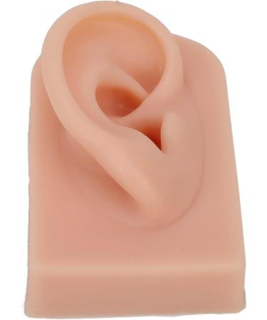 Silicone Right Human Ear Model for Jewelry Display and Piercing Practice - Dark Skin - Buy Online on SooperMarket.com