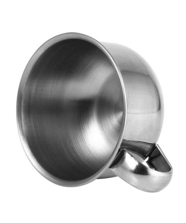 Stainless Steel Shave Bowl - Premium Soap Dish & Foam Tool with Handle for Men s Grooming - Buy Online on SooperMarket.com