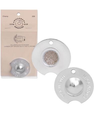 Willard Pool Cue Tip Shaper - Dime Radius | Improve Cue Performance - Buy Online on SooperMarket.com