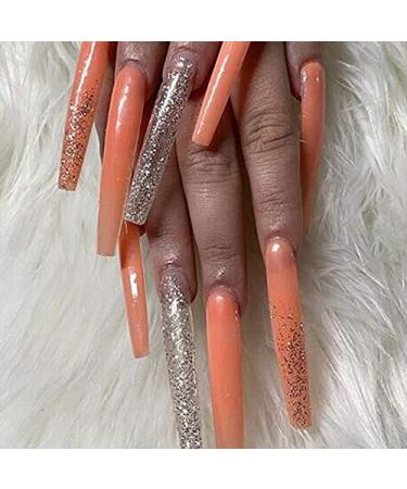 Yimart 100pcs Clear Extra Long Curve Nail Tips for French Acrylic UV Gel False Nails - Buy Online on SooperMarket.com