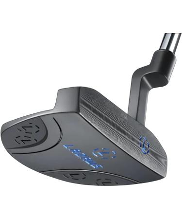 Lazrus Premium Black Golf Putter with Head Cover - Mallet Putter for Right and Left Handed Golfers - Buy Online on SooperMarket.com