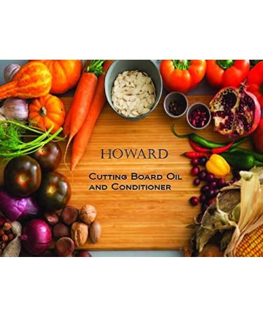 12 oz Howard Butcher Block Oil & Conditioner: Food Grade Mineral Oil for Cutting Boards - Food Safe Wood Sealer - Buy Online on SooperMarket.com