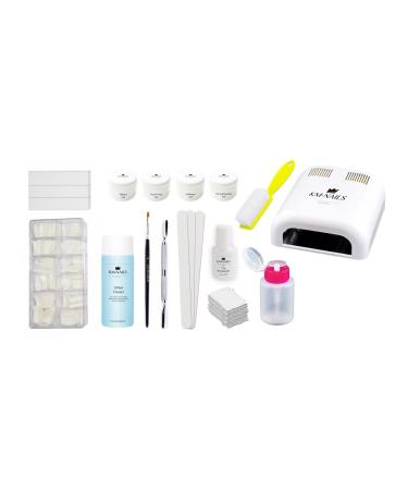 Complete set for natural nail reinforcement and new modeling
