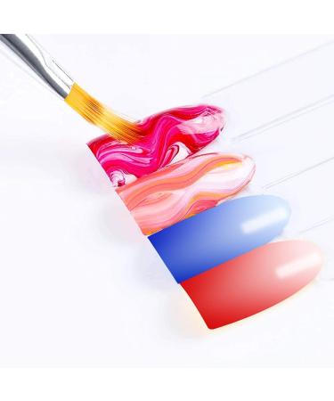 Professional UV Gel Nail Ombre Brush - Nylon Hair with Rhinestone Handle | Top Nail Art Tool for Beautiful Designs - Buy Online on SooperMarket.com