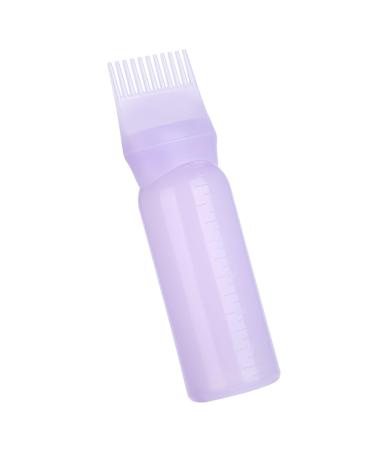 Health Gear Hair Dye Brush Bottle Root Comb Applicator 160ml Hair Oil Applicator Plastic Squeeze Bottle Hair Dying Bottle Brush for Salon Hair Coloring Dying Oil (Blue)
