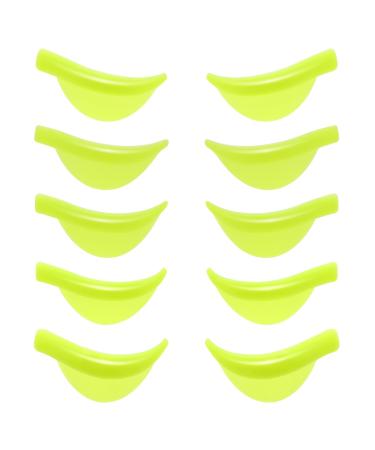 Wllhyf Silikon Curler Pad 10PCs/5Size lash lift shield lash lift lamination pad reusable soft perming pad set c curl eyelashes make-up beauty diy tool