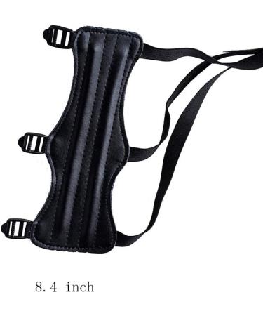 Nachvorn Leather Archery Arm Guard with Three Adjustable Straps - 8.6inch - Buy Online on SooperMarket.com