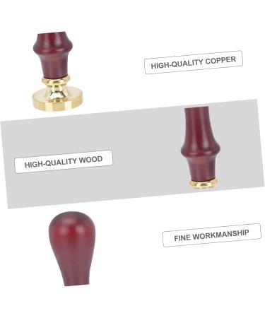 HAPINARY 1pc Dispensing Plate Tool Cosmetic Pressing Stamper Wax Seal Stamp Head Copper Copper Head 1 count (Pack of 1) Brown - Buy Online on SooperMarket.com