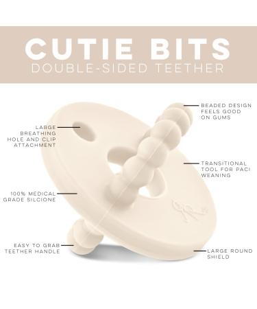 Ryan and Rose Cutie Bit Teether - Ivory | Top-Quality Teething Relief - Buy Online on SooperMarket.com