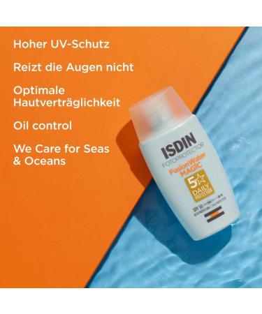 ISDIN Photoprotector Fusion Water Emulsion SPF 50 - Best Sunscreen for All Skin Types | International Shipping Available - Buy Online on SooperMarket.com