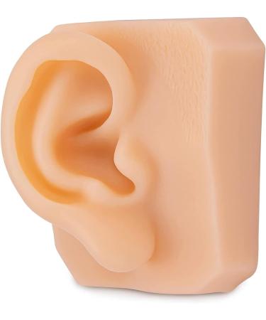 Nicfaky Soft Silicone Right Ear Model for Practicing Suture for Jewelry Display Silicone Ear for Teaching Instructions - Buy Online on SooperMarket.com