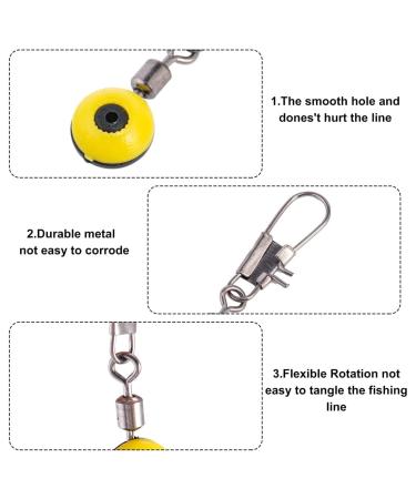 60 PCS Fishing Barrel Swivels with Snap - High-Quality Fishing Swivels in 3 Sizes | Essential Fishing Accessories for Anglers - Buy Online on SooperMarket.com