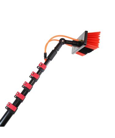 photovoltaic cleaner window cleaning pole Window Cleaning Pole Photovoltaic Panel Cleaning Tool 3.6-10.8m Extendable Cleaner Conservatory Roof Window Glass Wall Photovoltaic Panel Cleaning E 9m/29.52ft