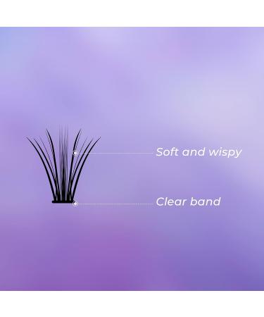 MAEXUS 240 Clusters 40D C Curl Mega Volume Wispy Eyelash Extensions DIY Kit - 0.07D 9-16mm Mix - Buy Online on SooperMarket.com