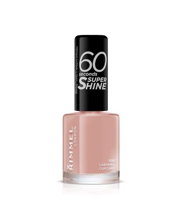 Rimmel 60 Seconds Super Shine Nail Polish 8ml Caramel Cupcake