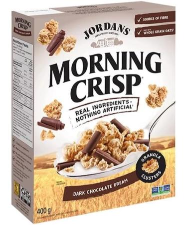 Jordans Morning Crisp Granola Cereal - Dark Chocolate Dream 400g & Morning Muesli - Super Berry Medley 400g Dark Chocolate Dream + BREAKFAST_CEREAL 400 g (Pack of 1) - Buy Online on SooperMarket.com