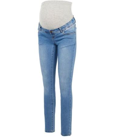 MAMALICIOUS Women's Mlono Slim Jeans in Washed Light Blue Denim - Size 24 - Buy Online on SooperMarket.com