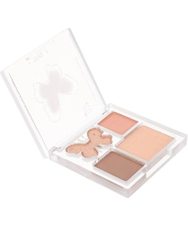 Baluue 2pcs Plastic Eye Shadow Plate Pink Eyeshadow Palette Organiser Eyeshadow Glitter 6.50X6.50X1.00CMx2pcs Multix2pcs - Buy Online on SooperMarket.com