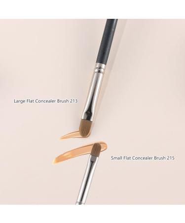 Premium Eye Makeup Brushes Set - Flat Concealer Brushes for Dark Circles & Puffiness | Ultimate Blending Tool for Liquid Cream & Gel Cosmetics - Buy Online on SooperMarket.com