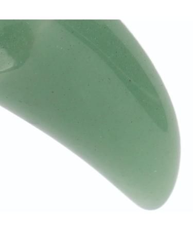 Curved Mini Makeup Eye Cream Spatula Scoop Tool - Gua Sha Tool for Cosmetics (Green) | International Shipping Available - Buy Online on SooperMarket.com