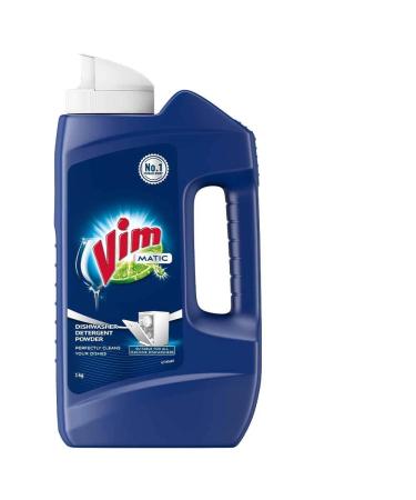 Vim Matic Dishwash Detergent Powder 1 kg | Suitable For All Dishwashers | With Powerful Enzymes To Cut Through Grease And Tough Stains