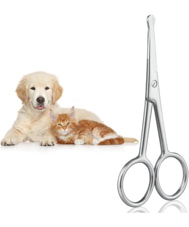 Buy Adiwo 10.5 cm Stainless Steel Dog Hair Scissors | Rounded Fur Scissors for Perfect Coat Care | International Shipping - Buy Online on SooperMarket.com