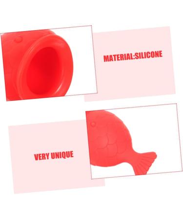 Beavorty 2pcs Silicone Fish Lip Filler Self Suction Plumping Device Natural Lip Plumper Red - Buy Online on SooperMarket.com