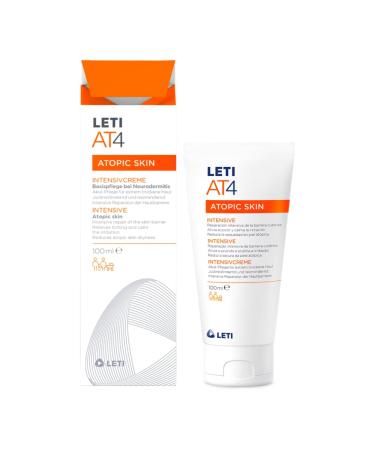 LETI AT4 Intensive Cream - Acute Relief for Eczema & Skin Irritation | Moisturizing Treatment for Extremely Dry Skin - 100ml - Buy Online on SooperMarket.com