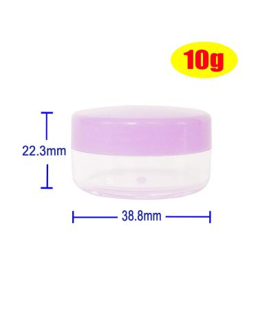 Greatforu 30pcs 10g ProbeShn Nail Art 10ml Empty Cosmetic Containers - Ideal for Lip Balm Creams Ointments & Powders - International Shipping Available - Buy Online on SooperMarket.com