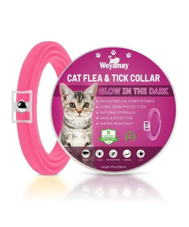 1 Pack Natural Protection Repellent Collar for Cats Cat Repellent Treatment Adjustable Cat Repellent Collars Water Resistant Repellent Collar for Cats Pink