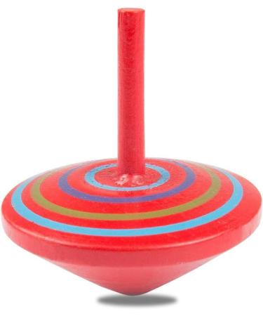 Wooden Circular Toy Set for Kids - 25 Piece Kreisel Gyro Toys Flat Desk Clamps Gift - Buy Online on SooperMarket.com