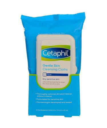 Cetaphil Gentle Skin Cleansing Cloths 25 sheets (Pack of 4)