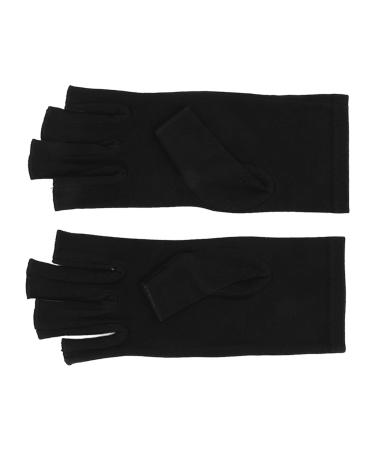 Arthritis Relief Gloves Soreness Relief Fingerless Cotton Compression Gloves Soft Portable for Cycling for Women (M)