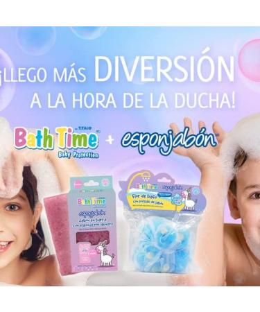 Buy T.Taio Esponjabon Loofah Body Wash Ball - Cotton Candy Scented Bath Puff for Kids | Shop Internationally - Buy Online on SooperMarket.com