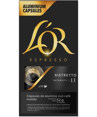 L'OR Espresso Ristretto Intensity 11 Nespresso Compatible Coffee Capsules - 10 Pack - Buy Online on SooperMarket.com