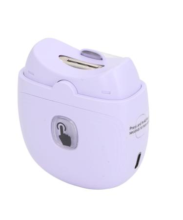 HUSHUI 2 in 1 Electric Automatic Nail Clipper Fingernail Cutter File Ages Efficient and Easy to Use Finger Nail Trimming Tool (C)