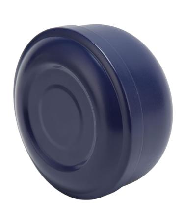 Men's Dark Blue Wide-Necked Plastic Soap Bowl - Perfect for Shaving Soap and Foam - Buy Online on SooperMarket.com