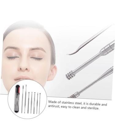 7-Piece Stainless Steel Ear Cleaning Tools Set - Ear Care Kit for Gentle Ear Cleaning and Nursing - Buy Online on SooperMarket.com