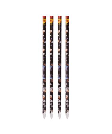 AMZLORD 4/12PCS Rhinestone Picker Pencil Set Self Adhesive Crystal Gem Pick Up Tools with Pencil Sharpener Dotting Wax Pen Nail Dotting Wax Pen for Crafts White