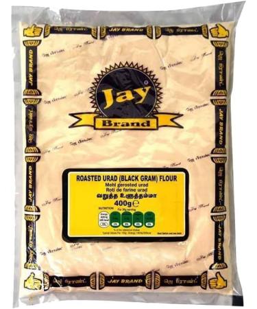 Seelans | Jay Brand Urad Flour | 400G | Papad Four | White Lentil Flour | Vegan | Nutritious | Indian Origin (Pack of 2) - Buy Online on SooperMarket.com