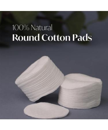 SRV HUB 120 Round Cotton Pads - Soft Double-Sided Make-Up Remover & Cosmetic Cotton Pads for All Skin Types (120 Pieces) - Buy Online on SooperMarket.com
