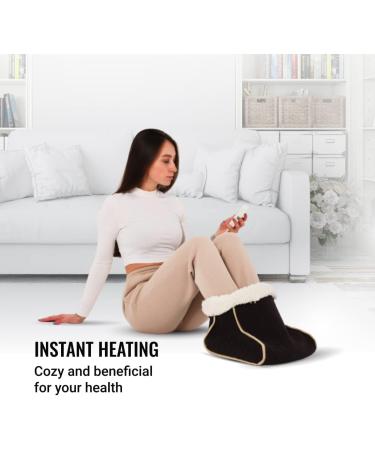UGI Electrical Foot Warmer - 3 Heating Settings Automatic Shutdown Washable Cover Heated Slippers for Men & Women Perfect for All Foot Sizes - Eco-Friendly Comfort - Buy Online on SooperMarket.com