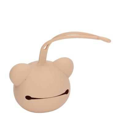Buy Modern Coffee Silicone Pacifier Chain & Storage Case - Easy to Clean Soft & Dust-Proof for Dental Care - Buy Online on SooperMarket.com