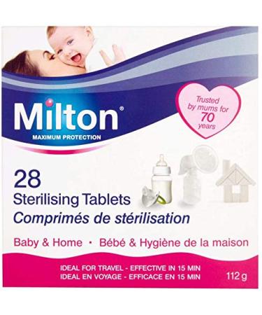 2 x 28 Tablets Milton Sterilising Baby Bottles Teats Spoons Soothers Pacifier