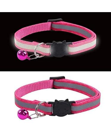 Closer 12 Pcs Reflective Collars Quick Release Safety Buckle with Bell Adjustable 19-32cm (12 Colors) - Buy Online on SooperMarket.com