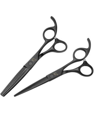 Professional Barber Salon Hair Cutting Scissors Kit - Japanese Stainless Steel Thinning Shears Set for Men and Women - Buy Online on SooperMarket.com