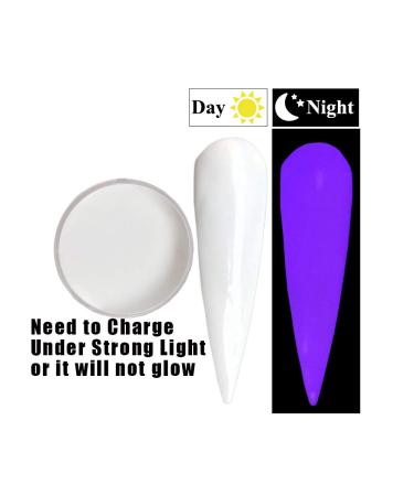 Glow in the Dark White Nail Dip Powder 1OZ GL085 - OUMISAYA Fluorescent Dipping Powder - Buy Online on SooperMarket.com