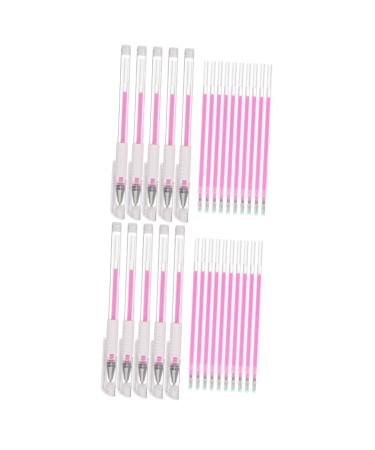 NOLITOY 2 Sets Plastic Pen for Beauty Tool Pen Eyebrow Pen 15.00X0.80X0.80CMx2pcs Pinkx2pcs