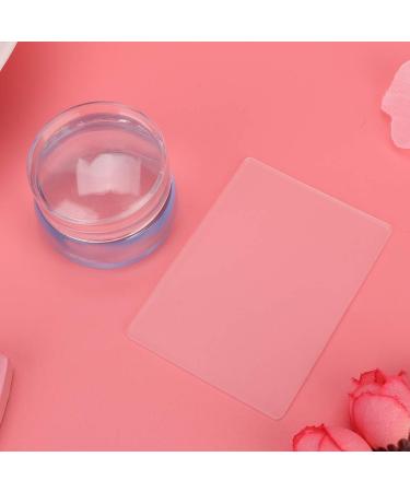 Stamper Seal Silicone Head Transfer Tool for Nail Art - Transparent Cap Stamping Tool for Perfect Manicures | Shop Internationally - Buy Online on SooperMarket.com
